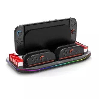 iPega SW2210 Stand de încărcare multifuncțional RGB pentru Nintendo Switch 2, negru iPega SW2210 Stand de încărcare multifuncțional RGB pentru Nintendo Switch 2, negru