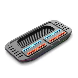 iPega SW2210 Stand de încărcare multifuncțional RGB pentru Nintendo Switch 2, negru