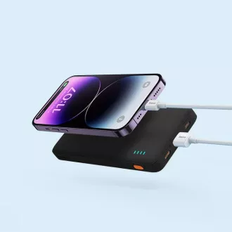 Baterie externă Baseus Airpow 20W cu încărcare rapidă, 10000mAh, neagră