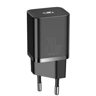 Încărcător rapid Baseus CCSUP-B01 Super Si USB-C 20W Negru Încărcător rapid Baseus CCSUP-B01 Super Si USB-C 20W Negru