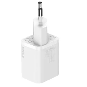Încărcător rapid Baseus CCSUP-B02 Super Si USB-C 20W Alb