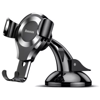 Baseus SUYL-XP0S Osculum Gravity Car Mount negru/argintiu Baseus SUYL-XP0S Osculum Gravity Car Mount negru/argintiu