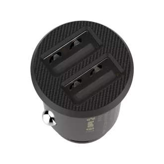 Încărcător auto Baseus CCALL-ML01 Grain 15,5W 2x USB Negru