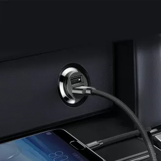 Încărcător auto Baseus CCALL-ML01 Grain 15,5W 2x USB Negru