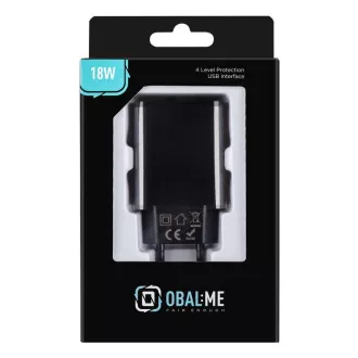 AMBALARE: ME Travel Charger USB-A 18W Negru