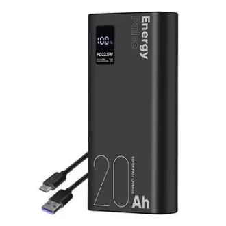 AMBALARE: ME EnergyPulse Powerbank 20000mAh 22.5W Negru AMBALARE: ME EnergyPulse Powerbank 20000mAh 22.5W Negru