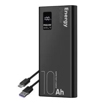 AMBALARE: ME EnergyPulse Powerbank 10000mAh 22.5W Negru AMBALARE: ME EnergyPulse Powerbank 10000mAh 22.5W Negru