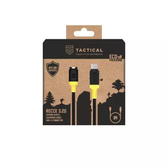 Cablu Tactical Recce 3:20 pentru Garmin USB-C Negru/Galben