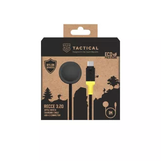 Cablu Tactical Recce 3:20 pentru Apple Watch Negru/Galben