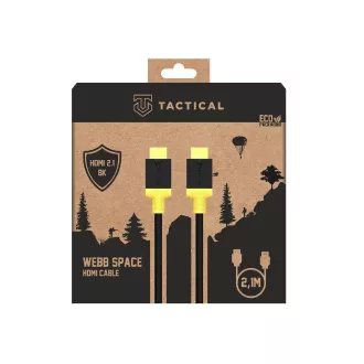 Tactical Webb Space HDMI 2.1 8K 2.1m Negru/Galben