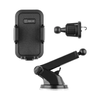 Suport auto OBAL:ME TrioMount negru