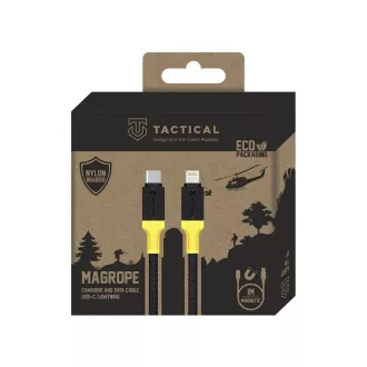 Tactical MagRope USB-C/Lightning 1m Negru/Galben