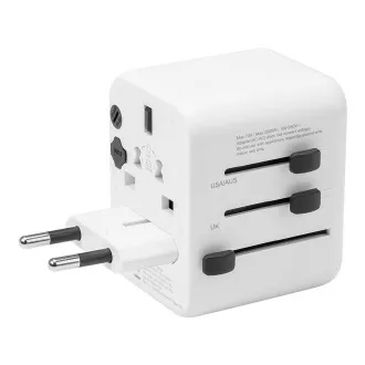 Adaptor de călătorie tactic PTP alb