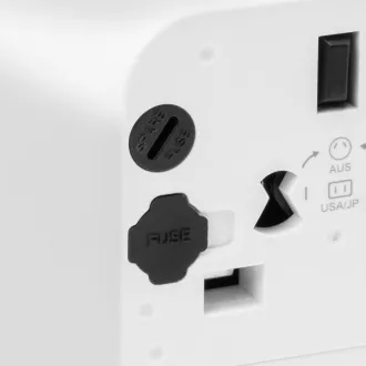 Adaptor de călătorie tactic PTP alb