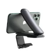 Suport pentru telefon Baseus SUDZ-A01 Big Mouth pentru tabloul de bord cu clip negru