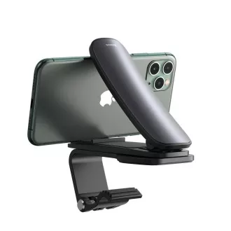 Suport pentru telefon Baseus SUDZ-A01 Big Mouth pentru tabloul de bord cu clip negru