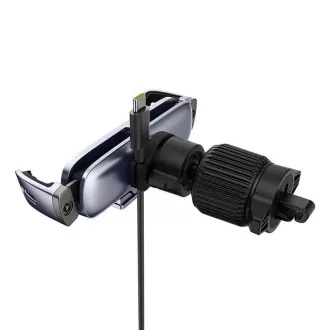Suport auto Baseus UltraControl Gravity pentru telefon pliabil, gri sideral Suport auto Baseus UltraControl Gravity pentru telefon pliabil, gri sideral