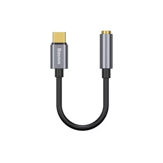 Adaptor de cablu Baseus CATL54-0G de la USB-C la mufă audio de 3,5 mm L54 (femă) Gri profund