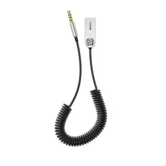 Adaptor Baseus CABA01-01 Bluetooth 5.0 la mufă de 3,5 mm negru