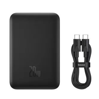 Acumulator extern magnetic Baseus 10000mAh 20W Negru Acumulator extern magnetic Baseus 10000mAh 20W Negru