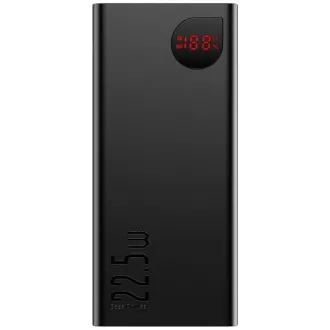 Acumulator extern Baseus Adaman cu afișaj digital, 40000mAh, 22.5W, negru