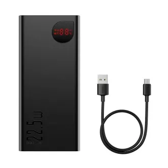 Acumulator extern Baseus Adaman cu afișaj digital, 40000mAh, 22.5W, negru