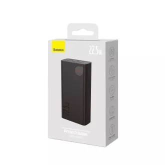 Acumulator extern Baseus Adaman cu afișaj digital, 40000mAh, 22.5W, negru
