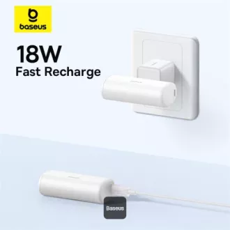 Power bank Baseus 5000mAh 20W USB-C alb