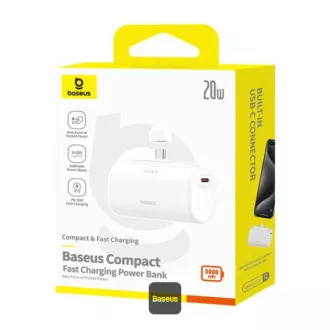 Power bank Baseus 5000mAh 20W USB-C alb