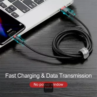 Cablu de date Baseus Cafule USB-C 2m 2A roșu-negru Cablu de date Baseus Cafule USB-C 2m 2A roșu-negru