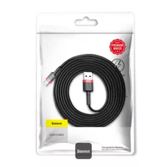 Cablu de date Baseus Cafule USB-C 2m 2A roșu-negru Cablu de date Baseus Cafule USB-C 2m 2A roșu-negru