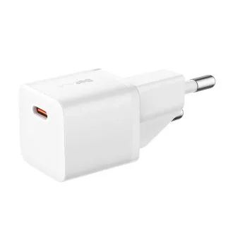 Baseus Incarcator rapid pentru retea GaN5 Mini 20W EU alb