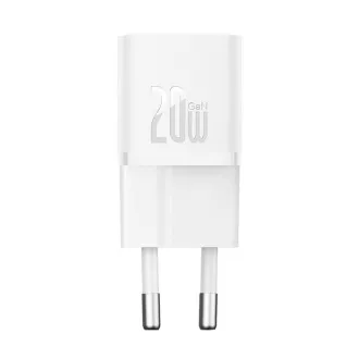 Baseus Incarcator rapid pentru retea GaN5 Mini 20W EU alb