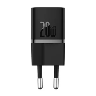 Baseus Incarcator rapid pentru retea GaN5 Mini 20W EU negru