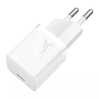 Baseus Incarcator rapid pentru retea GaN5 Mini 30W EU alb