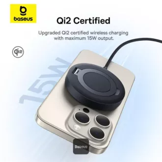 Pad magnetic de încărcare fără fir Baseus Simple Mini4 Qi2 15W Negru Pad magnetic de încărcare fără fir Baseus Simple Mini4 Qi2 15W Negru