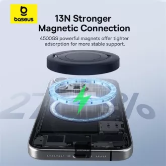 Pad magnetic de încărcare fără fir Baseus Simple Mini4 Qi2 15W Negru Pad magnetic de încărcare fără fir Baseus Simple Mini4 Qi2 15W Negru
