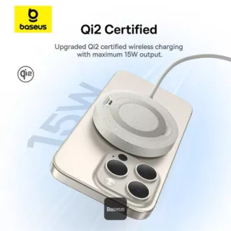 Pad magnetic de încărcare fără fir Baseus Simple Mini4 Qi2 15W Aur Pad magnetic de încărcare fără fir Baseus Simple Mini4 Qi2 15W Aur