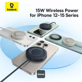 Pad magnetic de încărcare fără fir Baseus Simple Mini4 Qi2 15W Aur Pad magnetic de încărcare fără fir Baseus Simple Mini4 Qi2 15W Aur