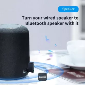 Adaptor audio Bluetooth Baseus Qiyin Negru