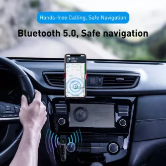 Adaptor audio Bluetooth Baseus Qiyin Negru