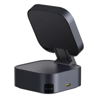 Suport de încărcare wireless magnetic Baseus PicoGo Series 2 în 1 Qi2 67W Negru