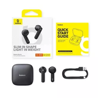 Căști Bluetooth Baseus Bowie E16 negre Căști Bluetooth Baseus Bowie E16 negre