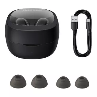 Căști Bluetooth Baseus Bowie WM02 negre