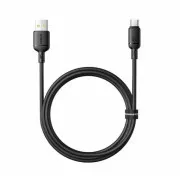 Cablu de încărcare rapidă Baseus Silky USB/USB-C 1m 100W negru