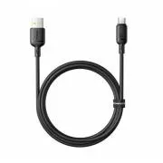 Cablu de încărcare rapidă Baseus Silky USB/USB-C 1m 100W negru