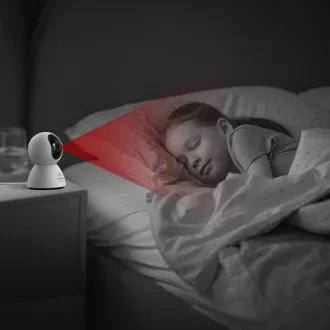 Cameră de securitate interioară Baseus P1 3K albă