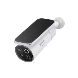 Cameră de supraveghere exterioară Baseus S1 Pro 3K (set de 2 buc. ++ stație centrală) albă