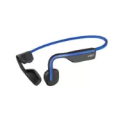 Shokz OpenMove, căști Bluetooth în fața urechilor, albastru