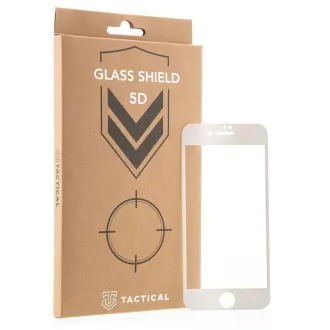 Sticla tactica 5D iPhone 7/8/SE2020/SE2022 alb Sticla tactica 5D iPhone 7/8/SE2020/SE2022 alb